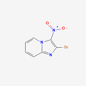 molecular formula C7H4BrN3O2 B1313999 2-Bromo-3-nitroimidazo[1,2-a]pyridine CAS No. 67625-22-3