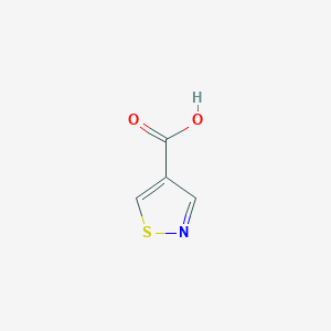 molecular formula C4H3NO2S B1314003 Isothiazole-4-carboxylic acid CAS No. 822-82-2