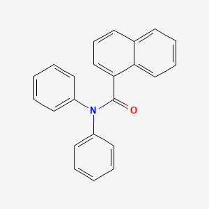 molecular formula C23H17NO B13140039 n,n-Diphenylnaphthalene-1-carboxamide CAS No. 15732-28-2