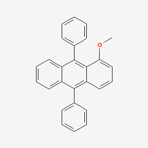 molecular formula C27H20O B13140081 1-Methoxy-9,10-diphenylanthracene CAS No. 13076-30-7