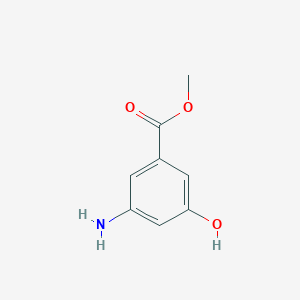 molecular formula C8H9NO3 B1314011 Methyl 3-amino-5-hydroxybenzoate CAS No. 67973-80-2
