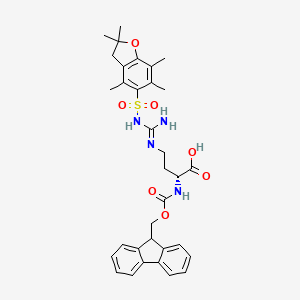 molecular formula C33H38N4O7S B13140147 Fmoc-D-norArg(Pbf)-OH) 