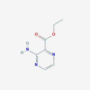 molecular formula C7H9N3O2 B1314015 Ethyl 3-aminopyrazine-2-carboxylate CAS No. 36526-32-6