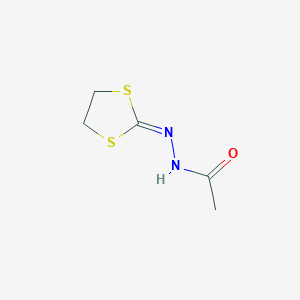 2-Acetoylhydrazono-1,3-dithiolane