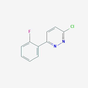molecular formula C10H6ClFN2 B1314031 3-Chloro-6-(2-fluorophenyl)pyridazine CAS No. 66549-06-2