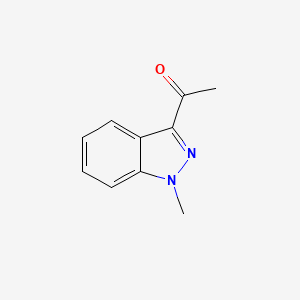 molecular formula C10H10N2O B1314035 1-(1-Methyl-1H-indazol-3-yl)ethanone CAS No. 69271-42-7