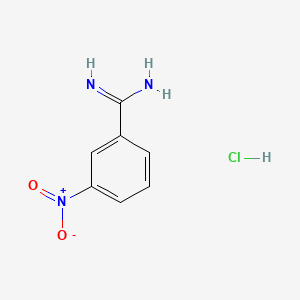 molecular formula C7H8ClN3O2 B1314039 3-Nitrobenzamidine hydrochloride CAS No. 56406-50-9