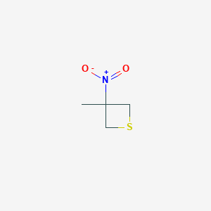 molecular formula C4H7NO2S B1314040 3-Methyl-3-nitrothietane CAS No. 66810-29-5