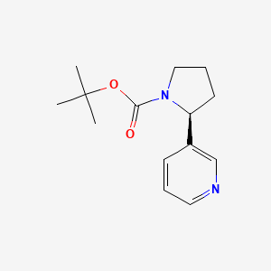 molecular formula C14H20N2O2 B13140413 (S)-tert-Butyl 2-(pyridin-3-yl)pyrrolidine-1-carboxylate 