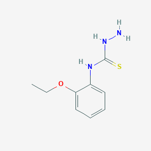 molecular formula C9H13N3OS B1314042 N-(2-ethoxyphenyl)hydrazinecarbothioamide CAS No. 64374-51-2
