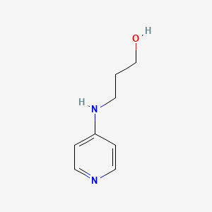 molecular formula C8H12N2O B1314045 3-[(Pyridin-4-yl)amino]propan-1-ol 