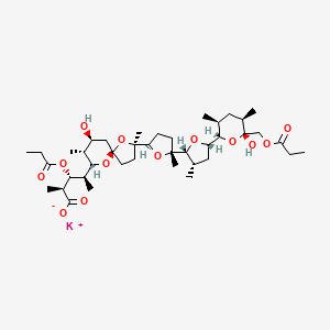 molecular formula C40H65KO13 B13140513 Laidlomycinpropionatepotassium 