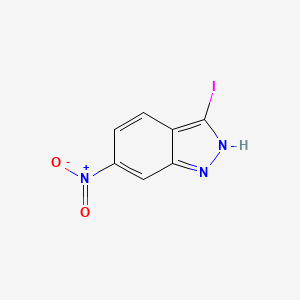 molecular formula C7H4IN3O2 B1314062 3-Iodo-6-nitro-1H-indazole CAS No. 70315-70-7