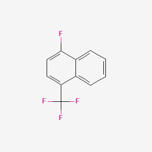 molecular formula C11H6F4 B1314065 1-Fluoro-4-(trifluoromethyl)naphthalene CAS No. 59080-13-6