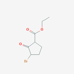 molecular formula C8H11BrO3 B1314067 3-溴-2-氧代环戊烷甲酸乙酯 CAS No. 42593-13-5