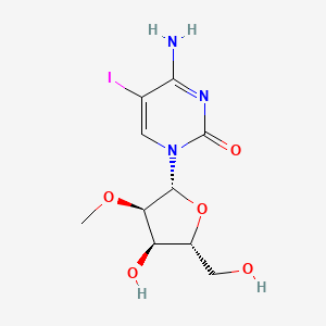 molecular formula C10H14IN3O5 B13140690 5-Iodo-2'-O-methylcytidine 