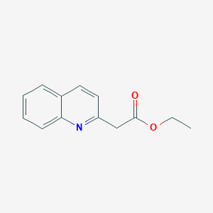 molecular formula C13H13NO2 B1314070 Ethyl 2-(quinolin-2-YL)acetate CAS No. 5100-57-2