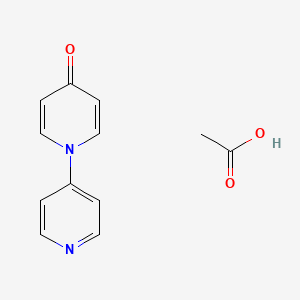 molecular formula C12H12N2O3 B13140704 [1(4H),4'-Bipyridin]-4-one, monoacetate CAS No. 375857-15-1