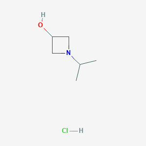 molecular formula C6H14ClNO B1314072 1-Isopropylazetidin-3-ol hydrochloride CAS No. 54431-32-2