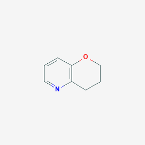 molecular formula C8H9NO B1314074 3,4-Dihydro-2H-pyrano[3,2-b]pyridine CAS No. 70381-92-9