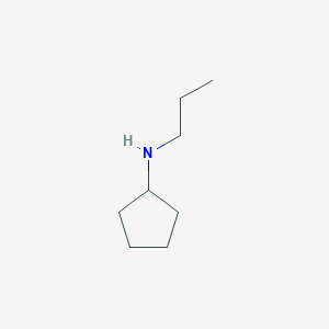 molecular formula C8H17N B1314077 N-propylcyclopentanamine CAS No. 39190-95-9