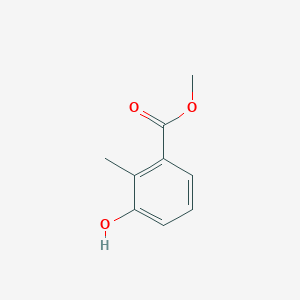 molecular formula C9H10O3 B1314078 Methyl 3-hydroxy-2-methylbenzoate CAS No. 55289-05-9