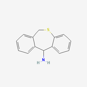 molecular formula C14H13NS B1314079 6,11-Dihydrodibenzo[b,e]thiepin-11-amine CAS No. 1745-53-5