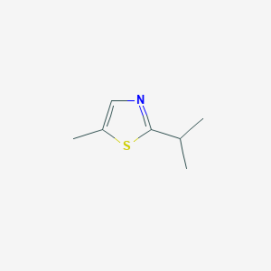 molecular formula C7H11NS B13140895 2-Isopropyl-5-methylthiazole 