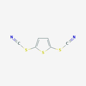 molecular formula C6H2N2S3 B1314090 2,5-Dithiocyanatothiophene CAS No. 34099-59-7