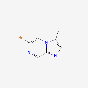 molecular formula C7H6BrN3 B13140906 6-Bromo-3-methylimidazo[1,2-a]pyrazine CAS No. 1289208-31-6