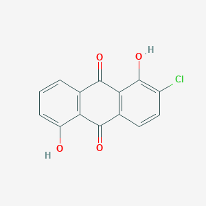molecular formula C14H7ClO4 B13140944 2-Chloro-1,5-dihydroxyanthracene-9,10-dione CAS No. 61601-42-1