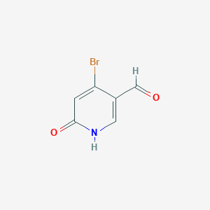 molecular formula C6H4BrNO2 B13141013 4-Bromo-6-hydroxynicotinaldehyde 
