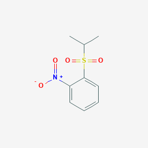 molecular formula C9H11NO4S B1314106 1-(Isopropylsulfonyl)-2-nitrobenzene CAS No. 70415-86-0
