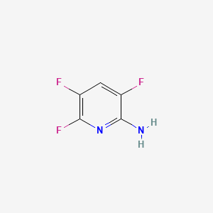 molecular formula C5H3F3N2 B1314109 3,5,6-Trifluoropyridin-2-amine CAS No. 3534-50-7