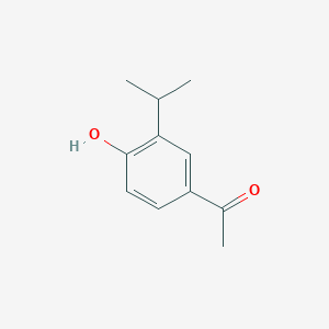molecular formula C11H14O2 B13141096 1-(4-Hydroxy-3-isopropylphenyl)ethanone 