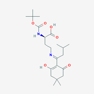 molecular formula C22H36N2O6 B13141172 Boc-D-Dab(ivDde)-OH 