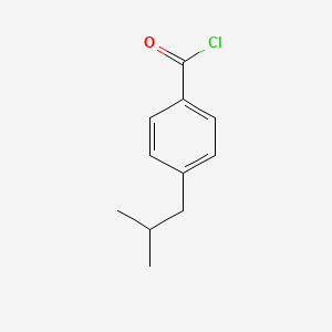 B1314121 4-(2-Methylpropyl)benzoyl chloride CAS No. 55340-18-6