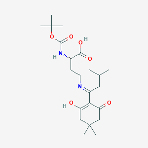 molecular formula C22H36N2O6 B13141220 Boc-Dab(ivDde)-OH 