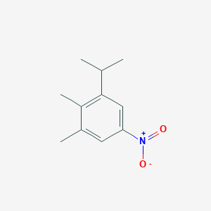 molecular formula C11H15NO2 B13141227 1,2-Dimethyl-3-(1-methylethyl)-5-nitrobenzene CAS No. 96155-98-5