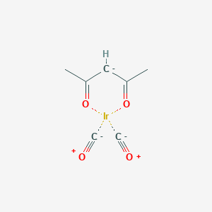 molecular formula C7H7IrO4- B13141277 Carbon monoxide;iridium;pentane-2,4-dione 