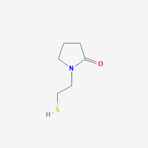 molecular formula C6H11NOS B131413 1-(2-Mercaptoethyl)pyrrolidin-2-one CAS No. 145526-47-2