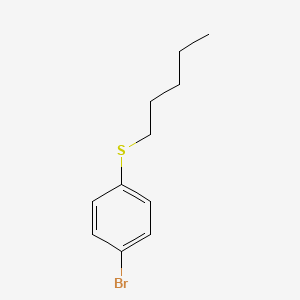 molecular formula C11H15BrS B1314134 Benzene, 1-bromo-4-(pentylthio)- CAS No. 139996-18-2