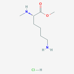 molecular formula C8H19ClN2O2 B13141458 N-Me-Lys-OMe.HCl 