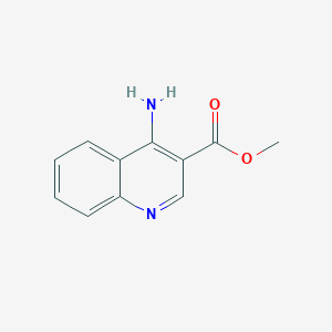 molecular formula C11H10N2O2 B1314146 Methyl 4-aminoquinoline-3-carboxylate CAS No. 75353-53-6