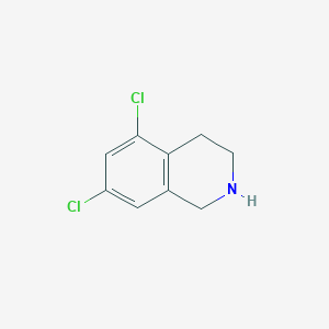 molecular formula C9H9Cl2N B1314148 5,7-二氯-1,2,3,4-四氢异喹啉 CAS No. 89315-56-0