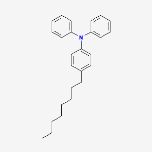 molecular formula C26H31N B13141481 4-Octyl-N,N-diphenylaniline CAS No. 850354-75-5