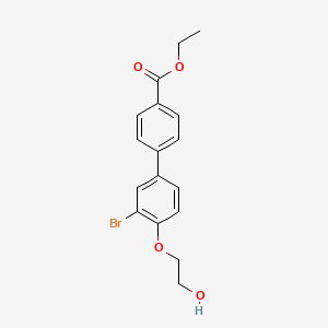 molecular formula C17H17BrO4 B13141486 Sxb4L277RW CAS No. 895543-27-8