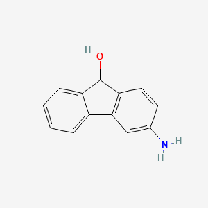 molecular formula C13H11NO B13141490 3-Amino-9h-fluoren-9-ol CAS No. 7247-90-7