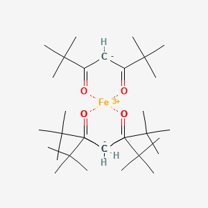 molecular formula C33H57FeO6 B13141498 Iron(3+);2,2,6,6-tetramethylheptane-3,5-dione 
