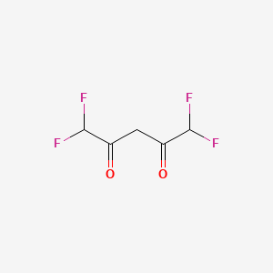 molecular formula C5H4F4O2 B1314153 1,1,5,5-Tetrafluoropentane-2,4-dione CAS No. 70086-62-3